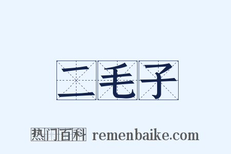 二毛子是什么意思的图片